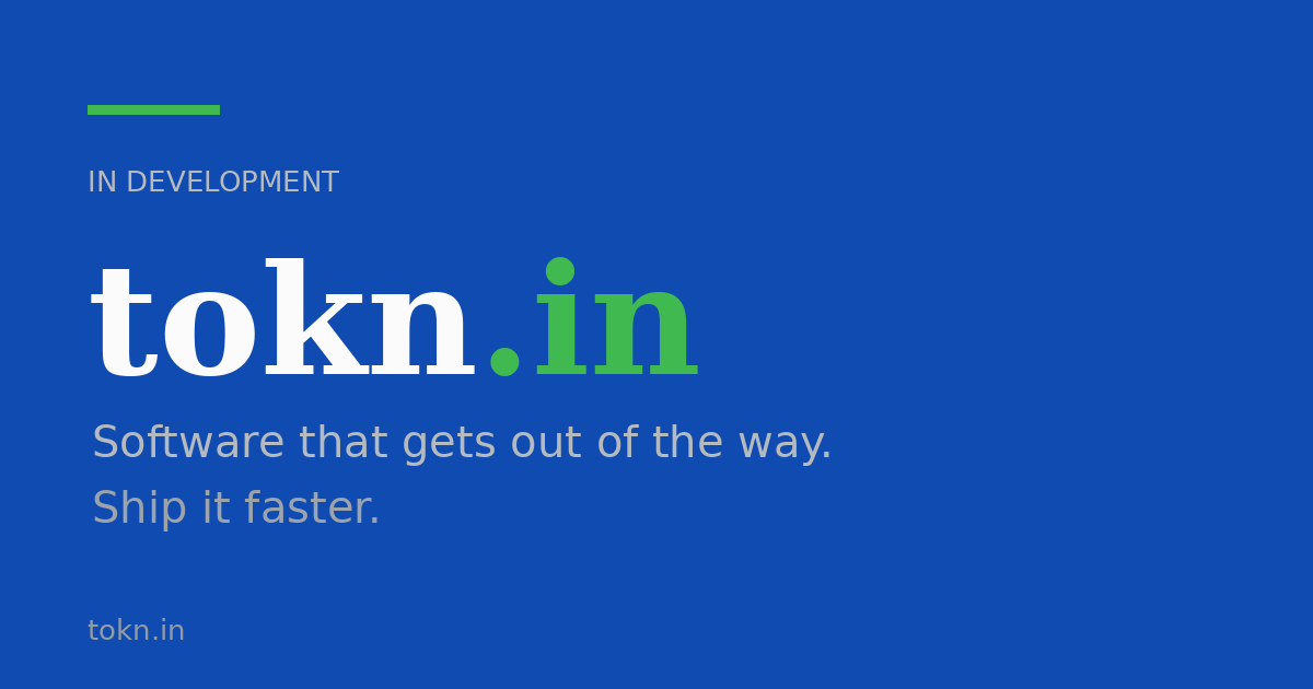 Link preview image for tokn.in